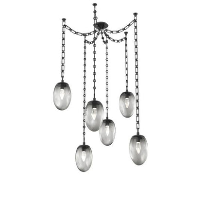 Levi Wilson Meteo Multi Light Pendant by Hammerton Studio