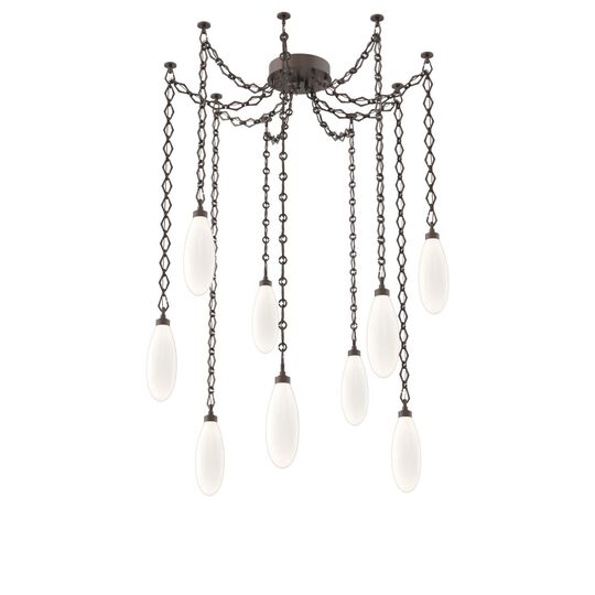Levi Wilson Fiori 14 Inch Multi Pendant Light by Hammerton Studio