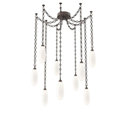 Levi Wilson Fiori 14 Inch Multi Pendant Light by Hammerton Studio