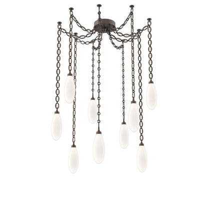 Levi Wilson Fiori 14 Inch Multi Pendant Light by Hammerton Studio