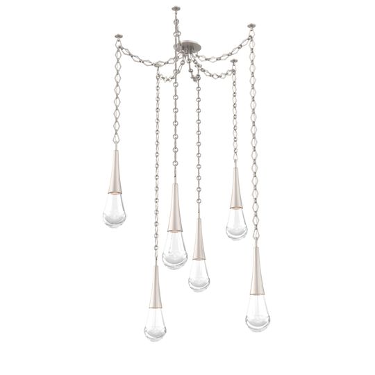 Levi Wilson Raindrop 14 Inch Multi Pendant Light by Hammerton Studio