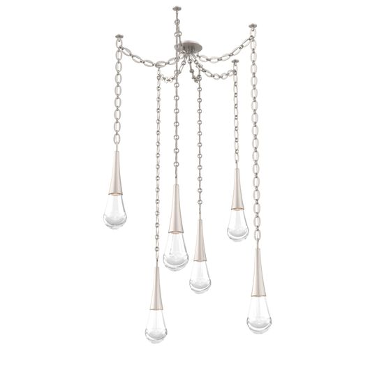 Levi Wilson Raindrop 14 Inch Multi Pendant Light by Hammerton Studio