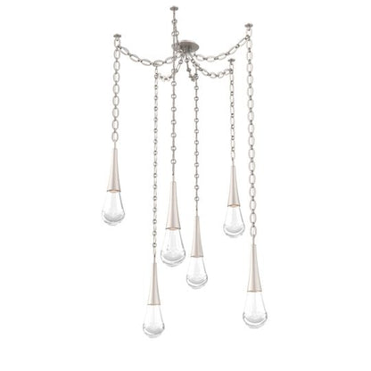 Levi Wilson Raindrop 14 Inch Multi Pendant Light by Hammerton Studio