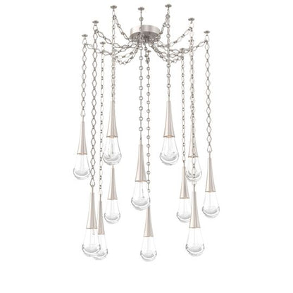 Levi Wilson Raindrop 14 Inch Multi Pendant Light by Hammerton Studio