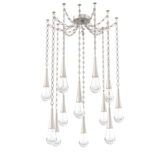 Levi Wilson Raindrop 14 Inch Multi Pendant Light by Hammerton Studio