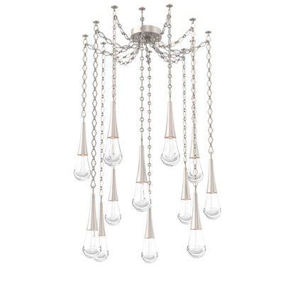 Levi Wilson Raindrop 14 Inch Multi Pendant Light by Hammerton Studio