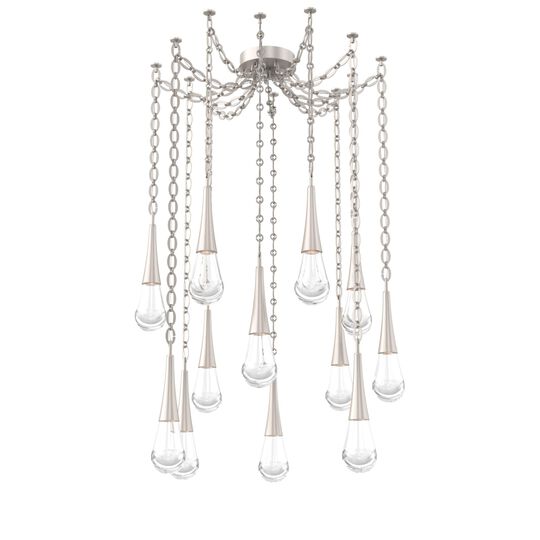 Levi Wilson Raindrop 14 Inch Multi Pendant Light by Hammerton Studio