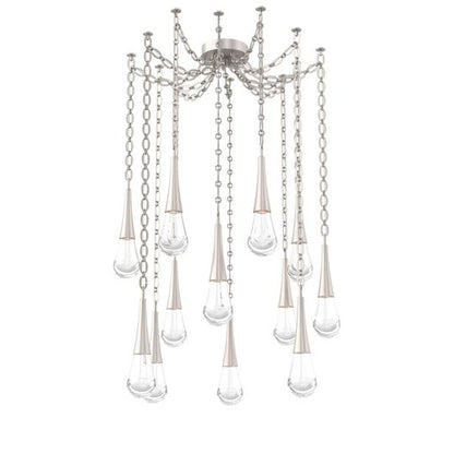 Levi Wilson Raindrop 14 Inch Multi Pendant Light by Hammerton Studio