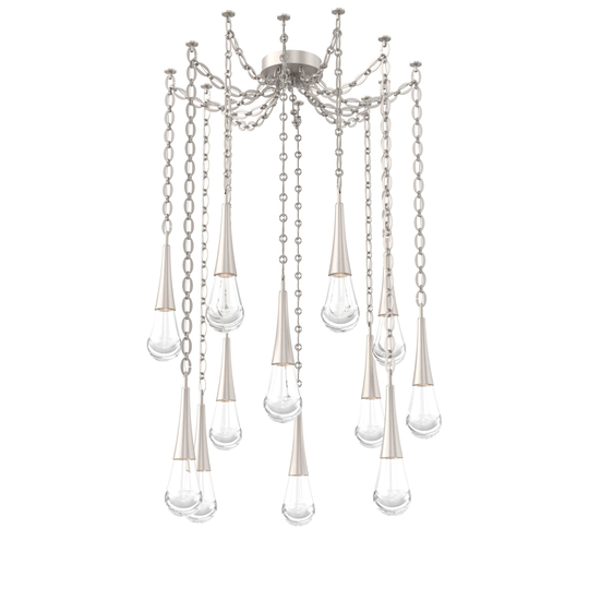 Levi Wilson Raindrop 14 Inch Multi Pendant Light by Hammerton Studio