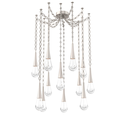 Levi Wilson Raindrop 14 Inch Multi Pendant Light by Hammerton Studio