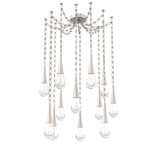 Levi Wilson Raindrop 14 Inch Multi Pendant Light by Hammerton Studio