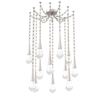 Levi Wilson Raindrop 14 Inch Multi Pendant Light by Hammerton Studio