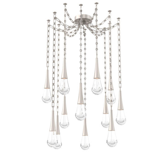 Levi Wilson Raindrop 14 Inch Multi Pendant Light by Hammerton Studio