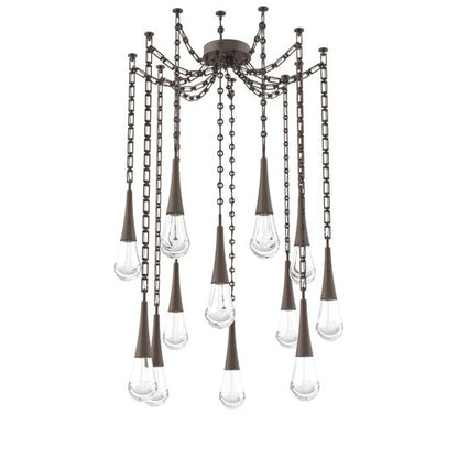 Levi Wilson Raindrop 14 Inch Multi Pendant Light by Hammerton Studio