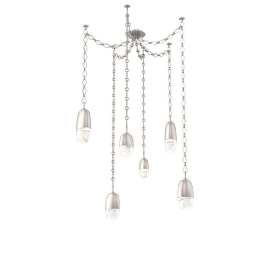Levi Wilson Pebble 14 Inch Multi Pendant Light by Hammerton Studio