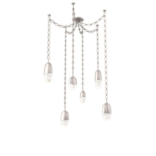 Levi Wilson Pebble 14 Inch Multi Pendant Light by Hammerton Studio