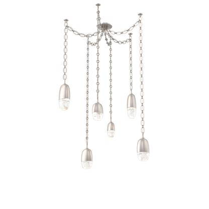 Levi Wilson Pebble 14 Inch Multi Pendant Light by Hammerton Studio