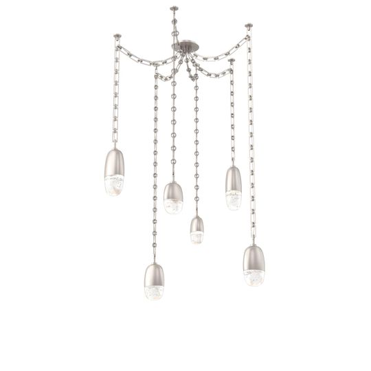 Levi Wilson Pebble 14 Inch Multi Pendant Light by Hammerton Studio