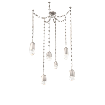 Levi Wilson Pebble 14 Inch Multi Pendant Light by Hammerton Studio