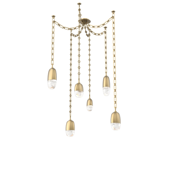 Levi Wilson Pebble 14 Inch Multi Pendant Light by Hammerton Studio