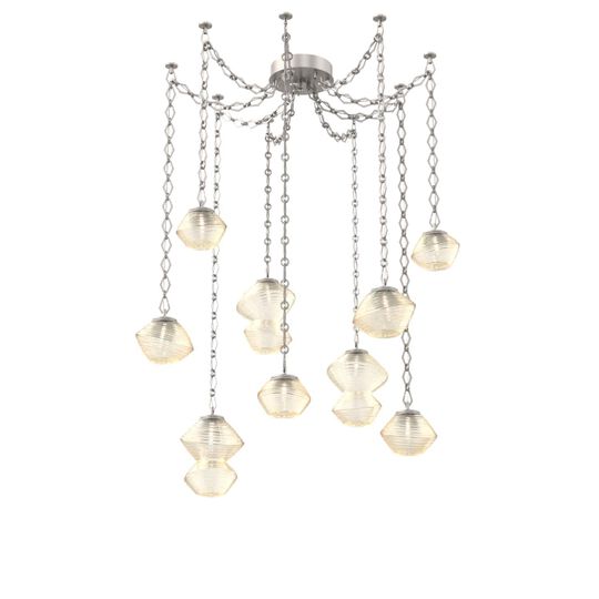 Levi Wilson Mesa 17 Inch Multi Pendant Light by Hammerton Studio