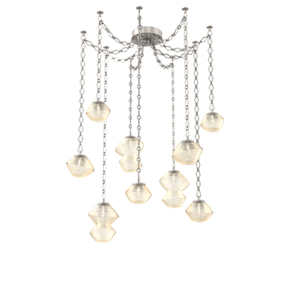 Levi Wilson Mesa 17 Inch Multi Pendant Light by Hammerton Studio