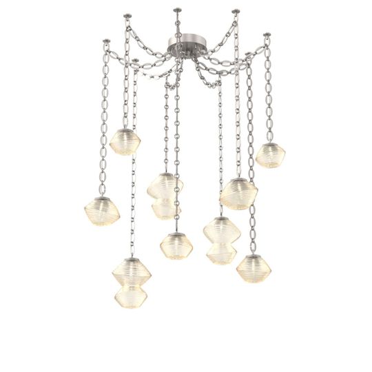 Levi Wilson Mesa 17 Inch Multi Pendant Light by Hammerton Studio