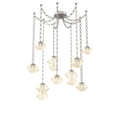 Levi Wilson Mesa 17 Inch Multi Pendant Light by Hammerton Studio