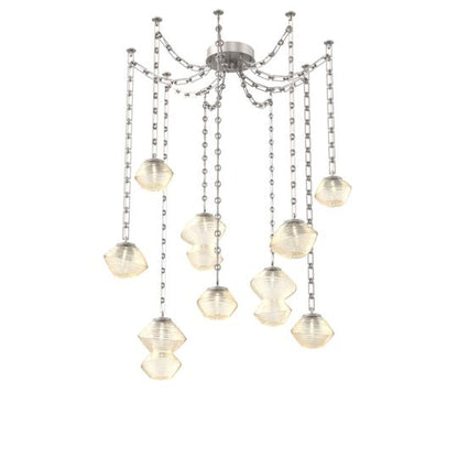Levi Wilson Mesa 17 Inch Multi Pendant Light by Hammerton Studio