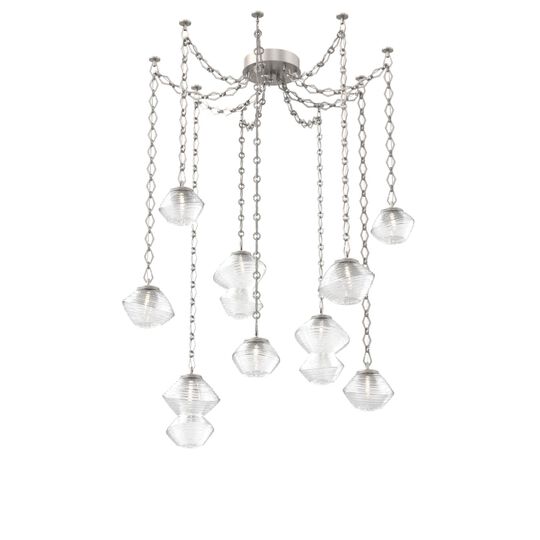Levi Wilson Mesa 17 Inch Multi Pendant Light by Hammerton Studio