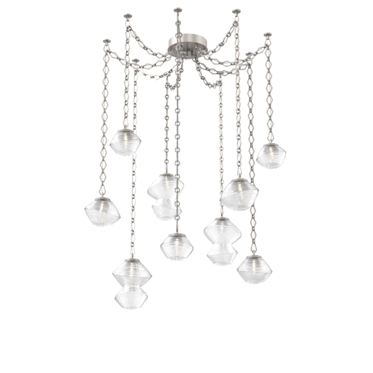 Levi Wilson Mesa 17 Inch Multi Pendant Light by Hammerton Studio
