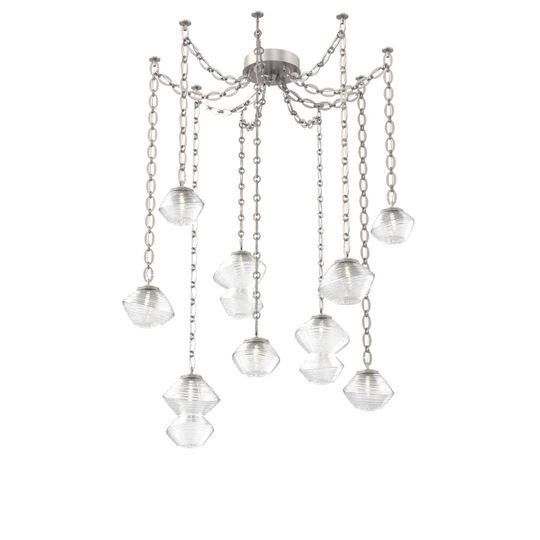 Levi Wilson Mesa 17 Inch Multi Pendant Light by Hammerton Studio
