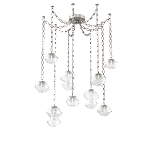 Levi Wilson Mesa 17 Inch Multi Pendant Light by Hammerton Studio
