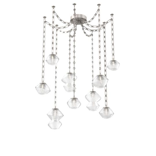 Levi Wilson Mesa 17 Inch Multi Pendant Light by Hammerton Studio