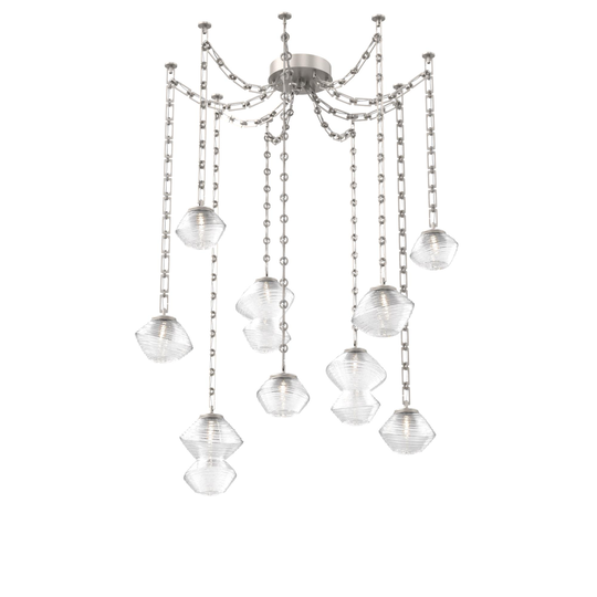 Levi Wilson Mesa 17 Inch Multi Pendant Light by Hammerton Studio