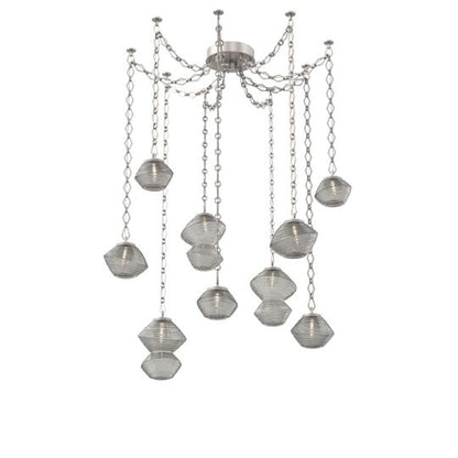 Levi Wilson Mesa 17 Inch Multi Pendant Light by Hammerton Studio