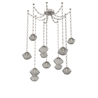 Levi Wilson Mesa 17 Inch Multi Pendant Light by Hammerton Studio