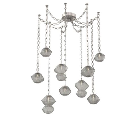 Levi Wilson Mesa 17 Inch Multi Pendant Light by Hammerton Studio