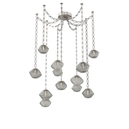 Levi Wilson Mesa 17 Inch Multi Pendant Light by Hammerton Studio
