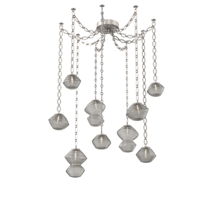 Levi Wilson Mesa 17 Inch Multi Pendant Light by Hammerton Studio