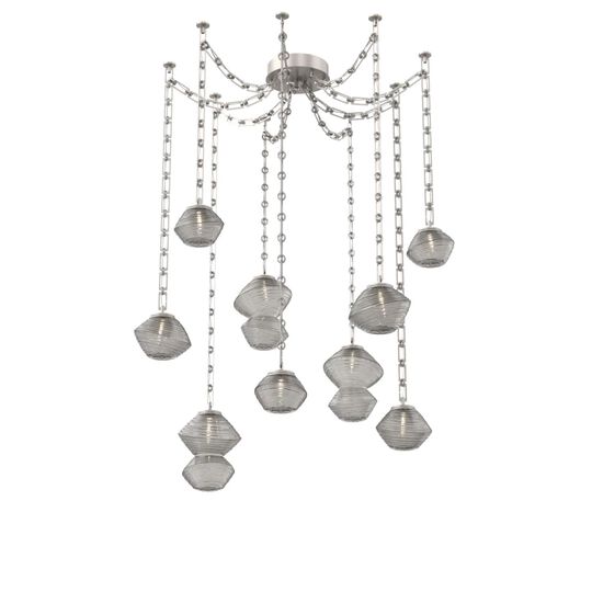 Levi Wilson Mesa 17 Inch Multi Pendant Light by Hammerton Studio