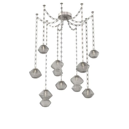 Levi Wilson Mesa 17 Inch Multi Pendant Light by Hammerton Studio