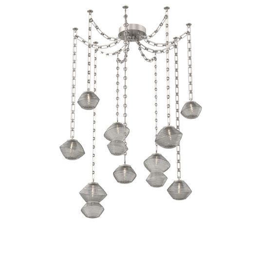 Levi Wilson Mesa 17 Inch Multi Pendant Light by Hammerton Studio