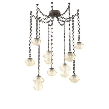 Levi Wilson Mesa 17 Inch Multi Pendant Light by Hammerton Studio