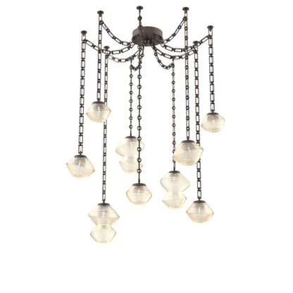 Levi Wilson Mesa 17 Inch Multi Pendant Light by Hammerton Studio