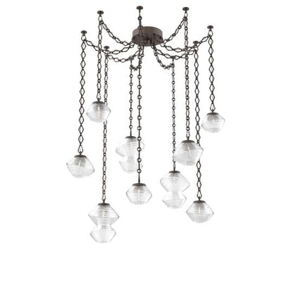 Levi Wilson Mesa 17 Inch Multi Pendant Light by Hammerton Studio