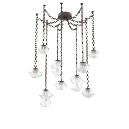Levi Wilson Mesa 17 Inch Multi Pendant Light by Hammerton Studio