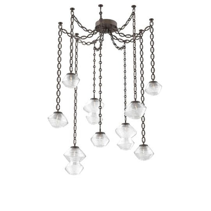 Levi Wilson Mesa 17 Inch Multi Pendant Light by Hammerton Studio
