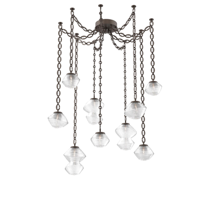 Levi Wilson Mesa 17 Inch Multi Pendant Light by Hammerton Studio