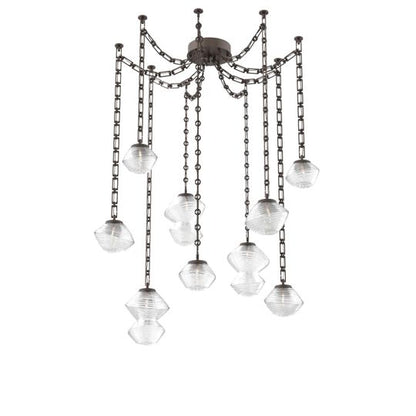 Levi Wilson Mesa 17 Inch Multi Pendant Light by Hammerton Studio